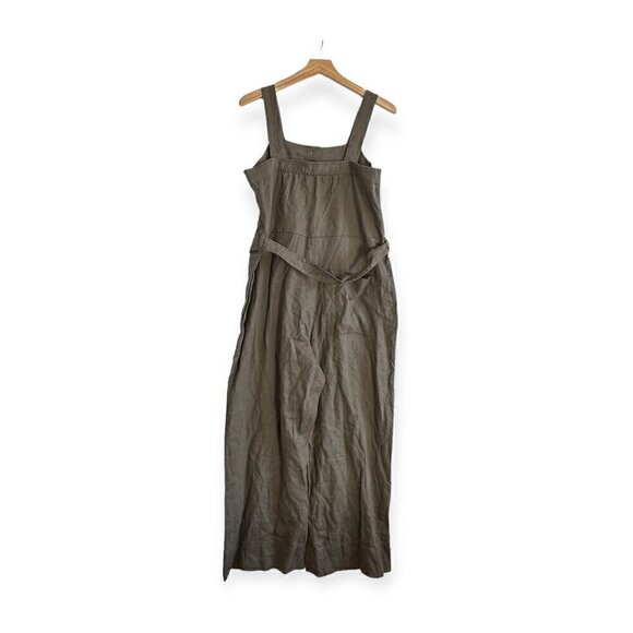 Everlane The Linen Jumpsuit in Pewter Green, Size 4, NWT - Picture 3 of 16